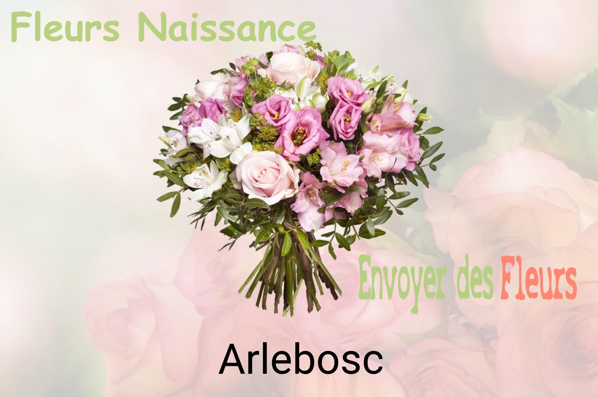 Bouquet de fleurs de naissance livré à Arlebosc